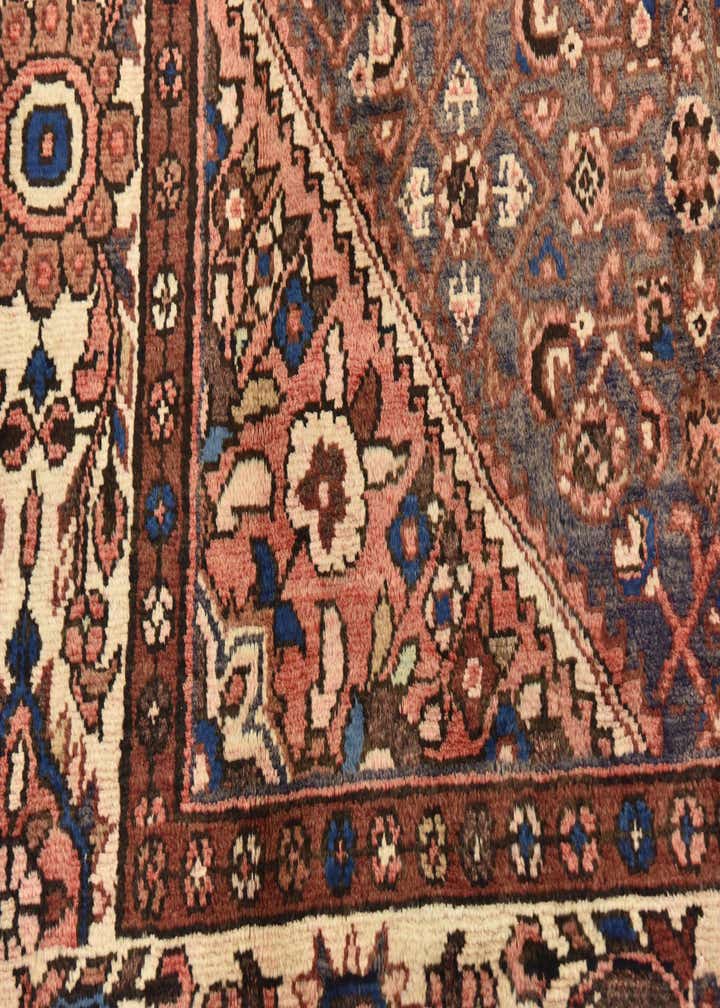 5' 4 x 10' 7 Hand Knotted Hossainabad Persian Wool Runner Rug