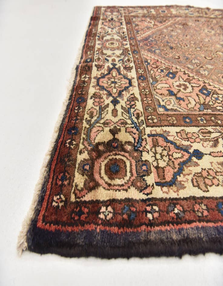 Detail image of 5' 4 x 10' 7 Hand Knotted Hossainabad Persian Wool Runner Rug