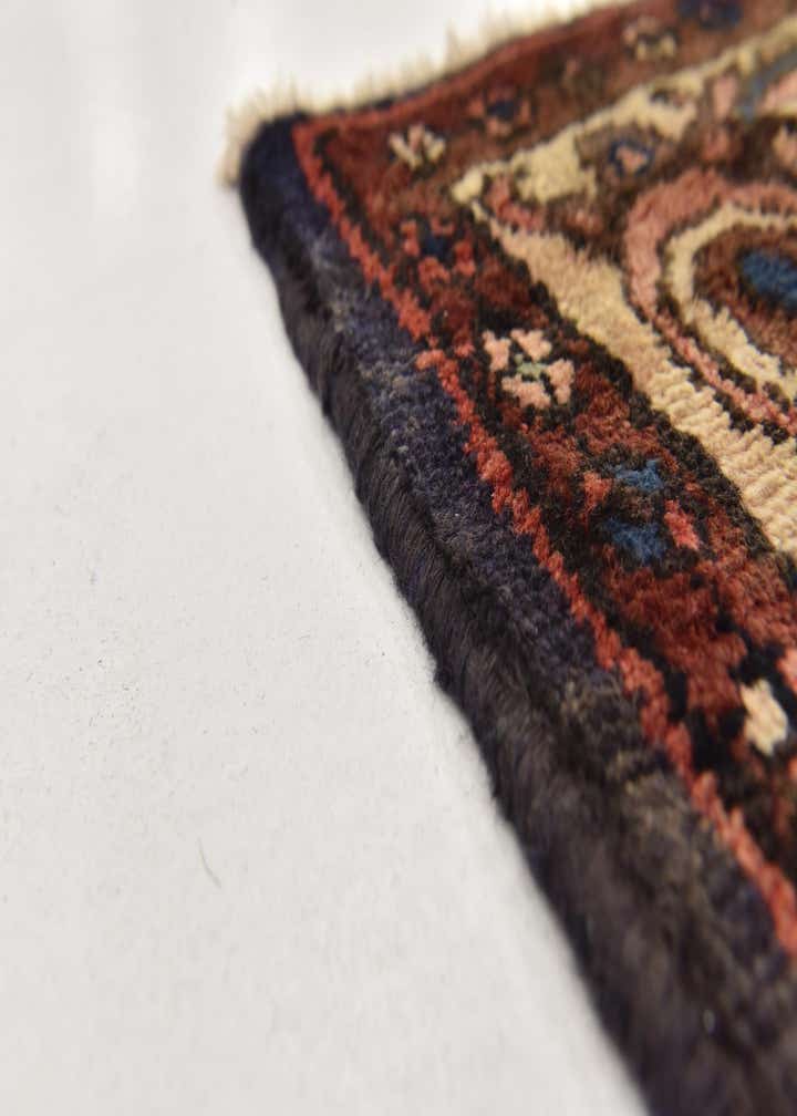 5' 4 x 10' 7 Hand Knotted Hossainabad Persian Wool Runner Rug