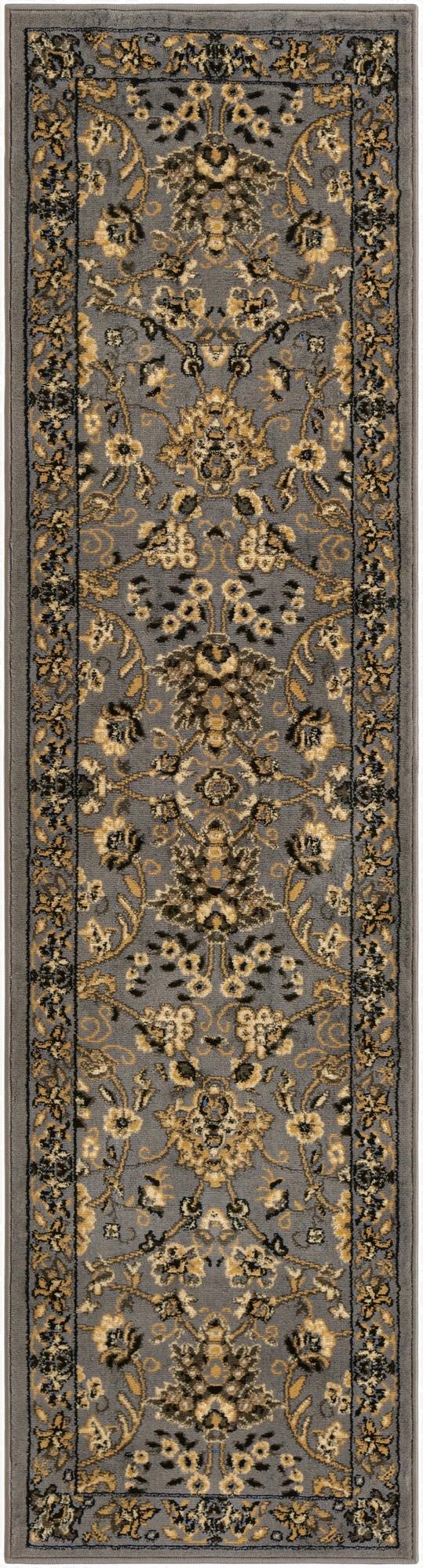 2' x 8' 2 Kashan Design Runner Rug