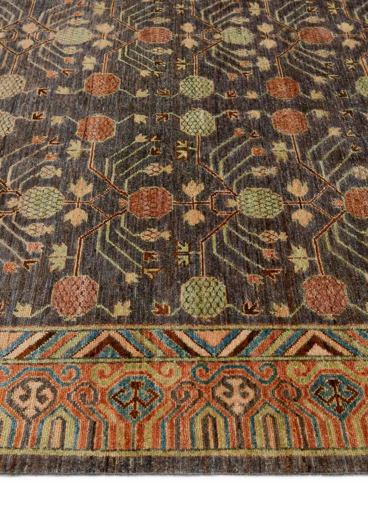 6' 2 x 19' 1 Hand Knotted Kazak Wool Runner Rug