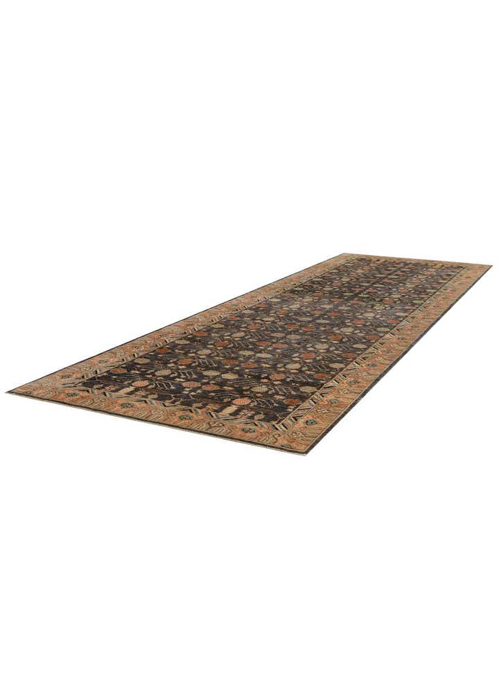 6' 2 x 19' 1 Hand Knotted Kazak Wool Runner Rug