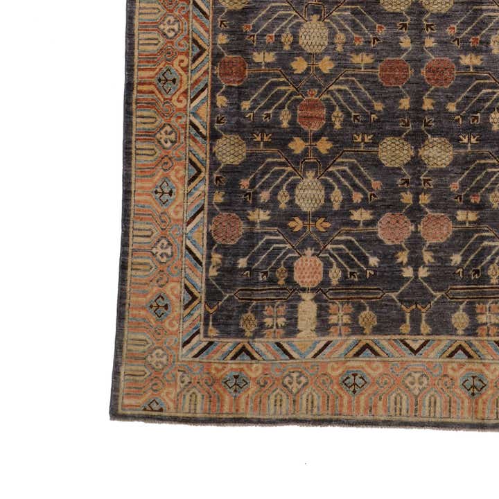 6' 2 x 19' 1 Hand Knotted Kazak Wool Runner Rug