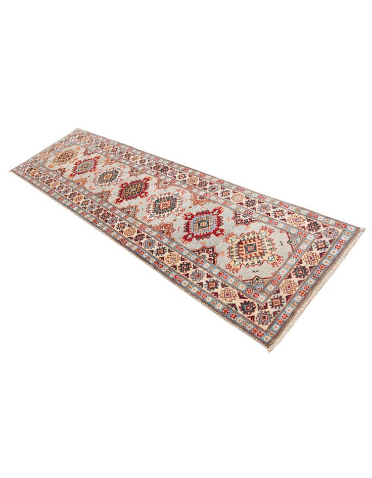 Detail image of 2' 8 x 9' 9 Hand Knotted Kazak Runner Rug