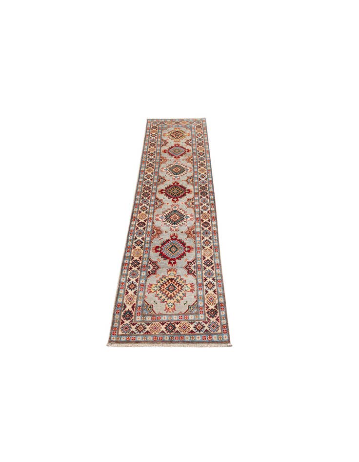 Detail image of 2' 8 x 9' 9 Hand Knotted Kazak Runner Rug