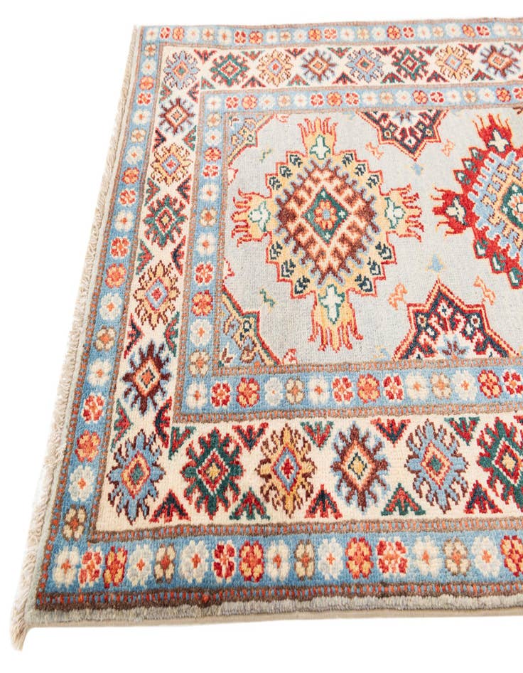 Detail image of 2' 8 x 9' 9 Hand Knotted Kazak Runner Rug
