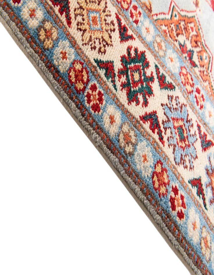 Detail image of 2' 8 x 9' 9 Hand Knotted Kazak Runner Rug