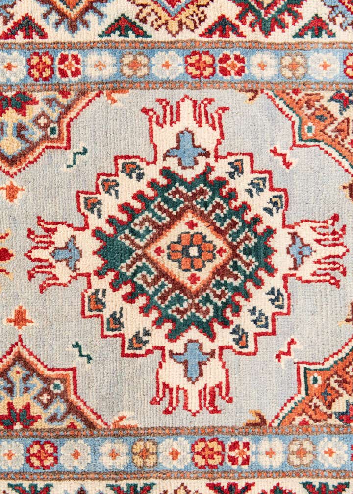 2' 8 x 9' 9 Hand Knotted Kazak Runner Rug