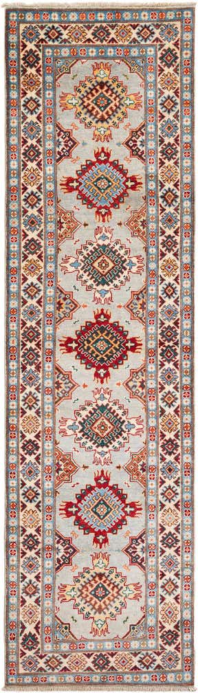 2' 8 x 9' 9 Hand Knotted Kazak Runner Rug