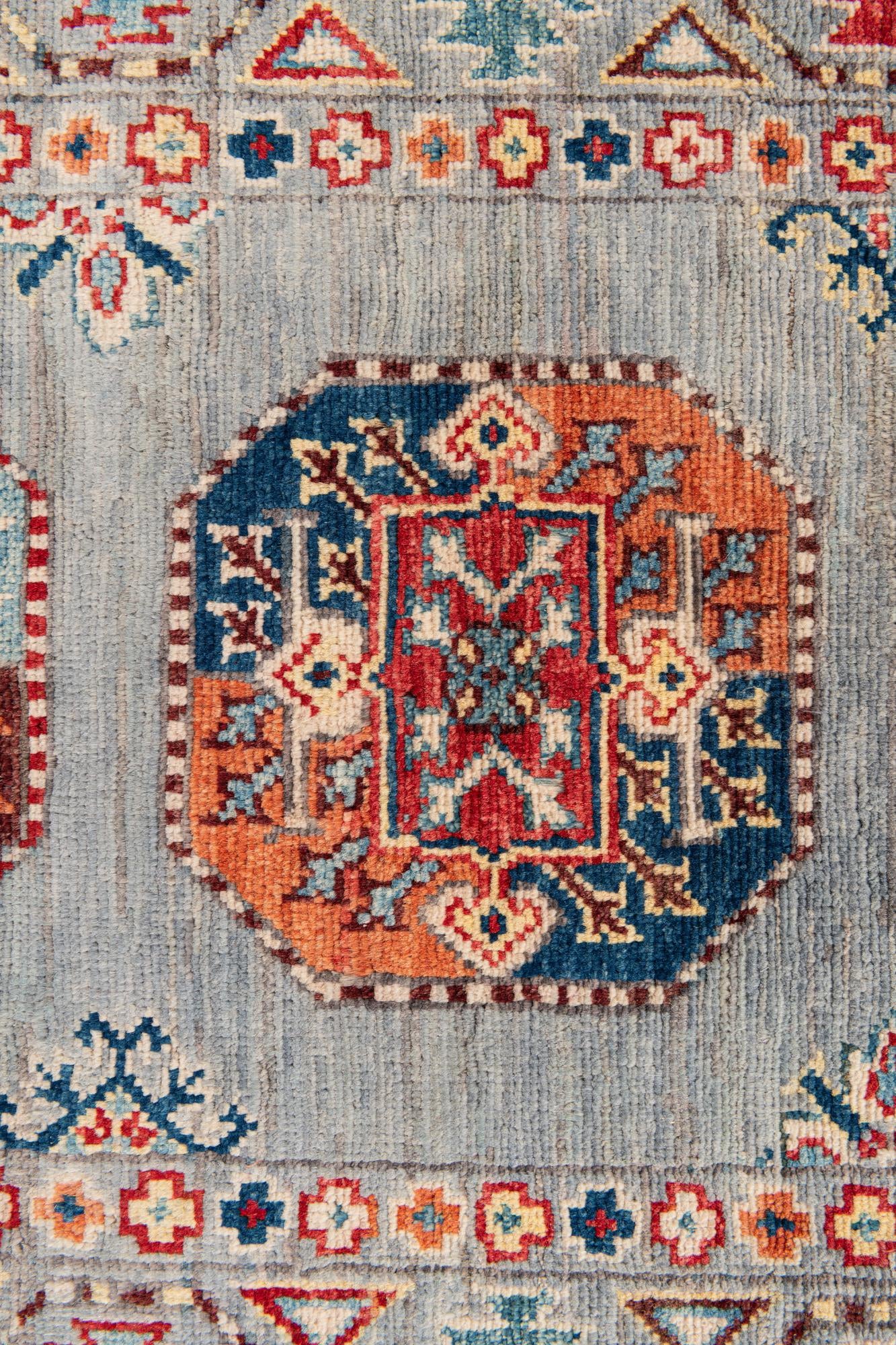 2' 7 x 9' 8 Hand Knotted Kazak Runner Rug