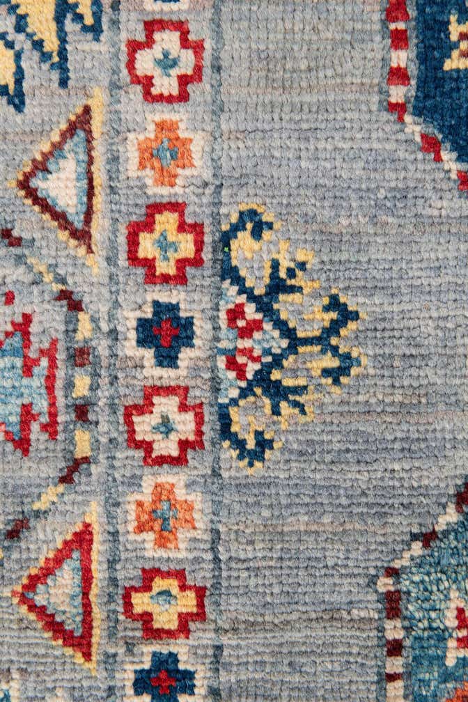 2' 7 x 9' 8 Hand Knotted Kazak Runner Rug
