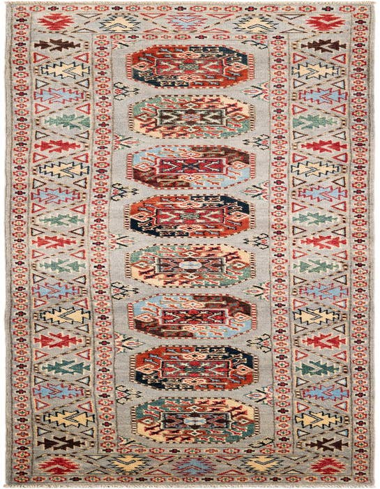 Detail image of 2' 7 x 9' 8 Hand Knotted Kazak Runner Rug