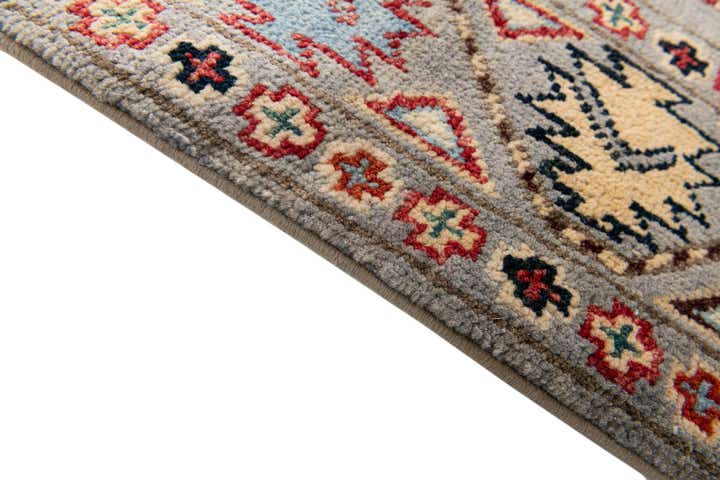 2' 8 x 9' 9 Hand Knotted Kazak Runner Rug