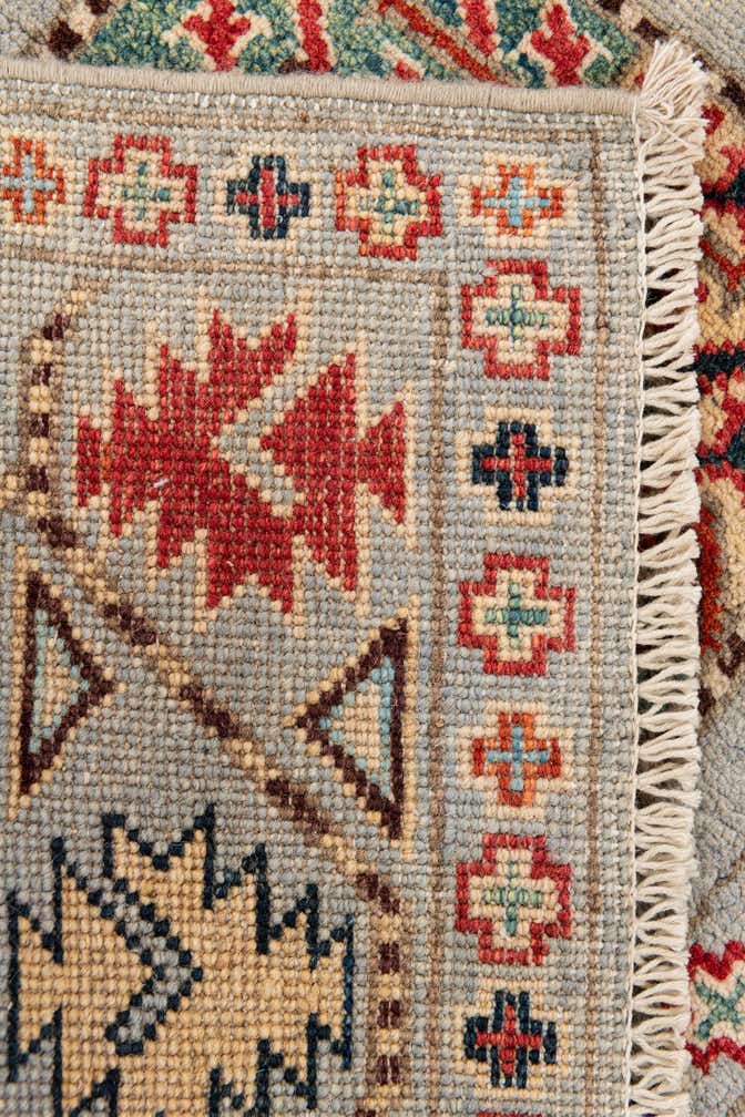 2' 8 x 9' 9 Hand Knotted Kazak Runner Rug