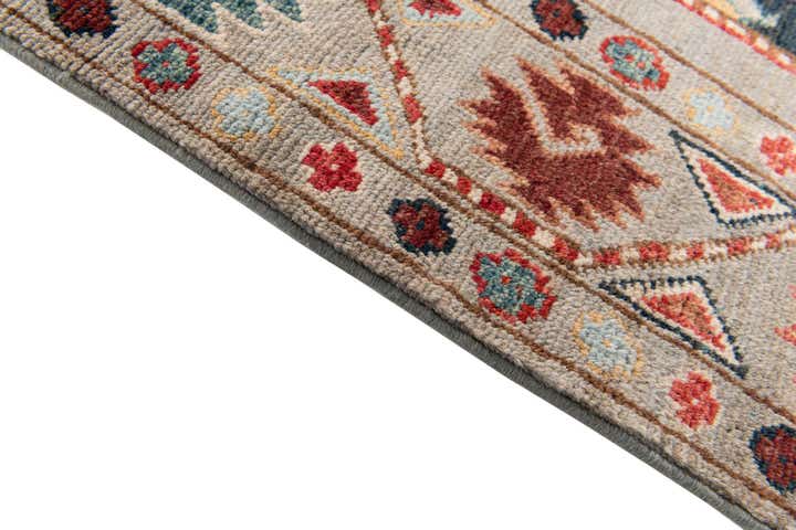 2' 8 x 9' 10 Hand Knotted Kazak Runner Rug