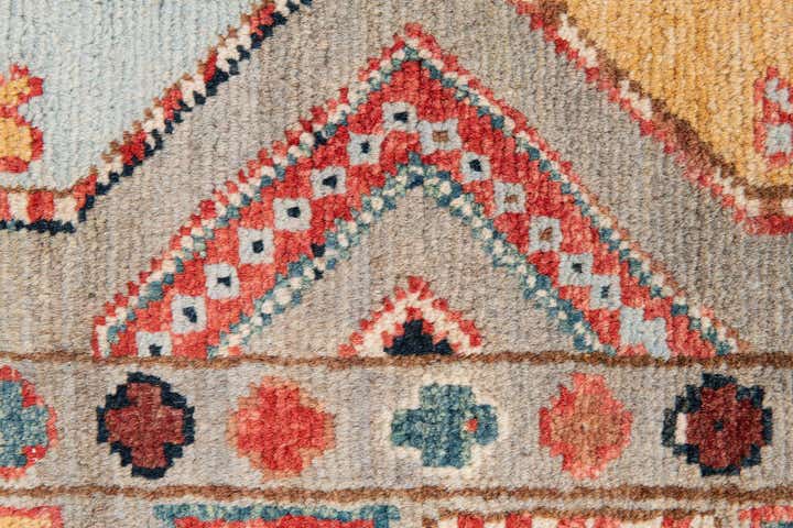 2' 8 x 9' 10 Hand Knotted Kazak Runner Rug