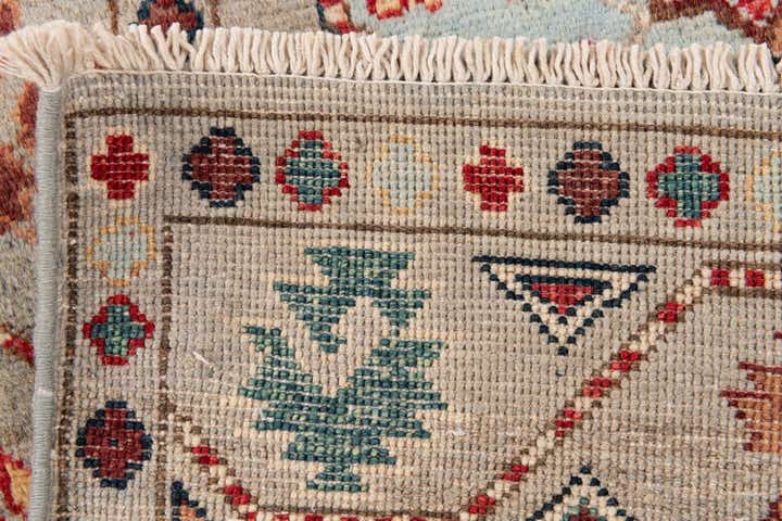 2' 8 x 9' 10 Hand Knotted Kazak Runner Rug