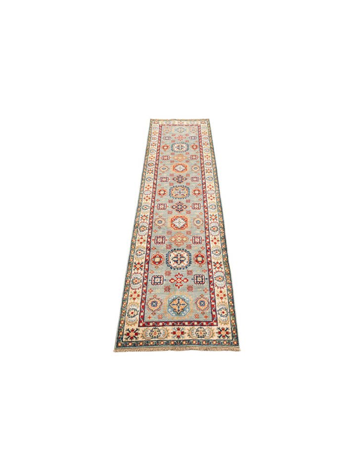 Detail image of 2' 8 x 9' 7 Hand Knotted Kazak Runner Rug