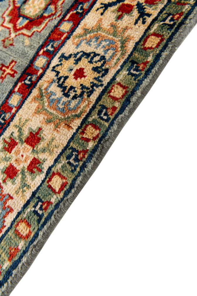 2' 8 x 9' 7 Hand Knotted Kazak Runner Rug