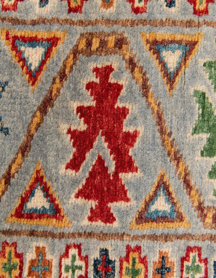 Detail image of 2' 7 x 9' 7  Hand Knotted Kazak Runner Rug