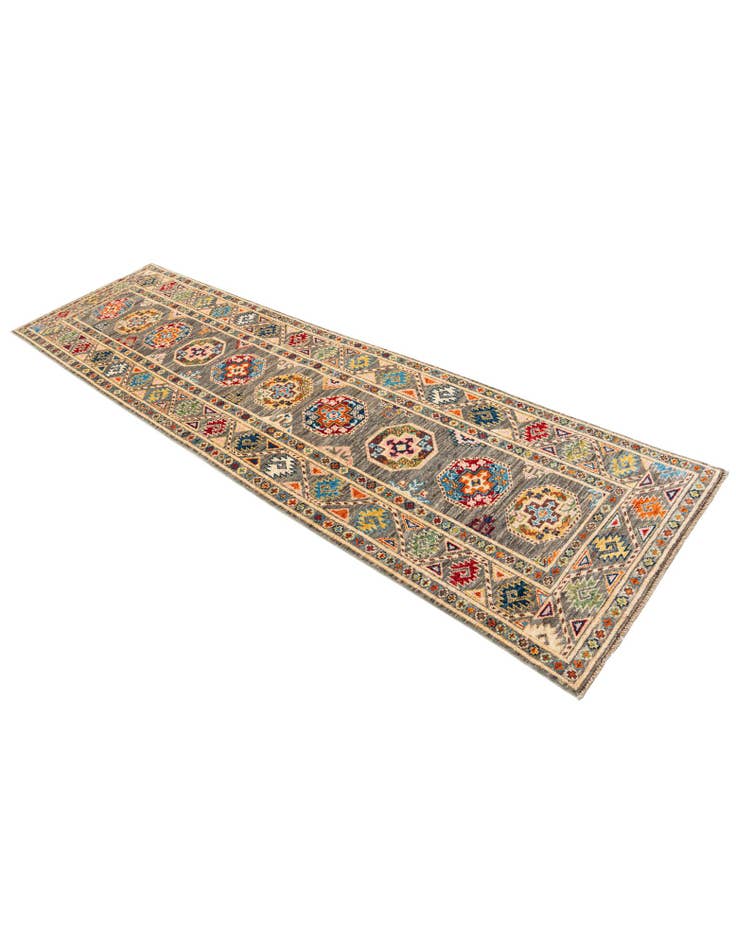 Detail image of 2' 8 x 9' 10 Hand Knotted Kazak Runner Rug