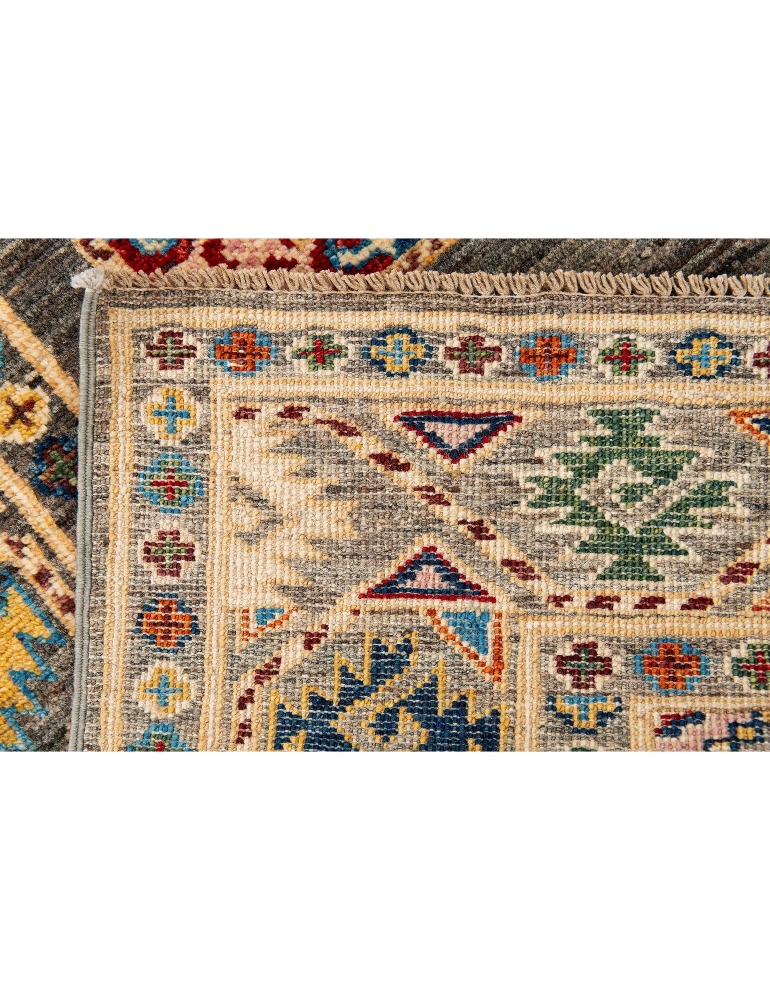 2' 8 x 9' 10 Hand Knotted Kazak Runner Rug