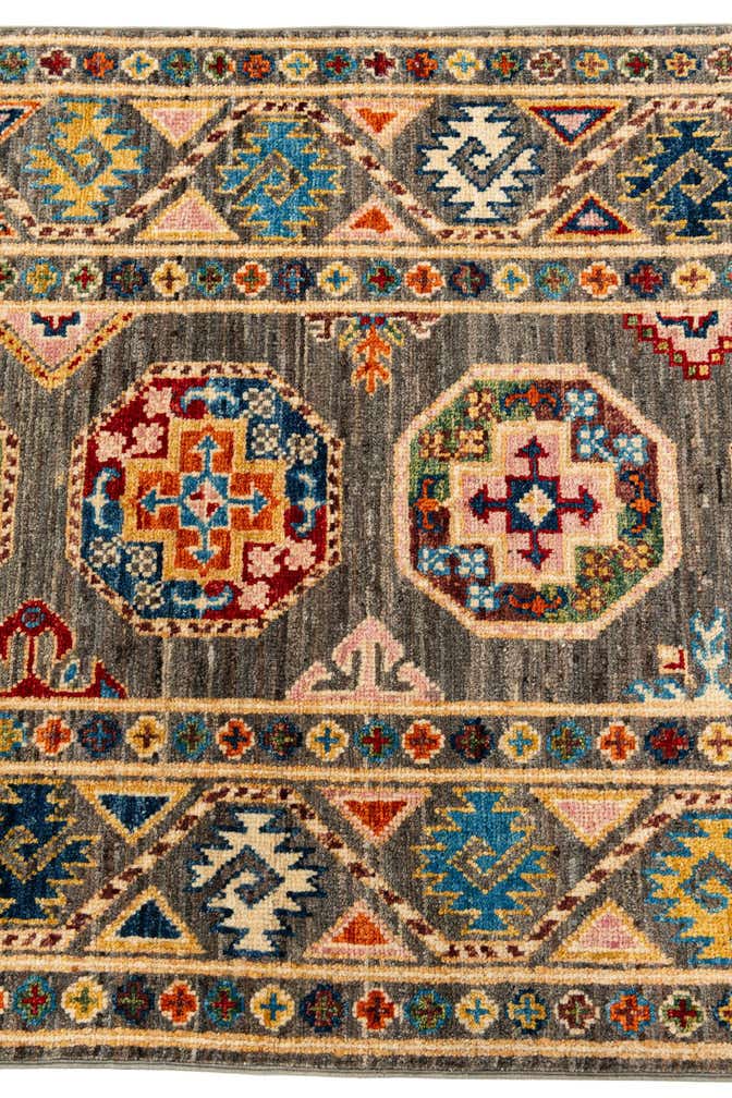 2' 8 x 9' 10 Hand Knotted Kazak Runner Rug