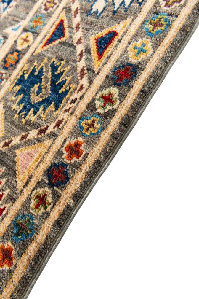 2' 8 x 9' 10 Hand Knotted Kazak Runner Rug