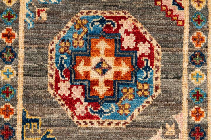 2' 8 x 9' 10 Hand Knotted Kazak Runner Rug
