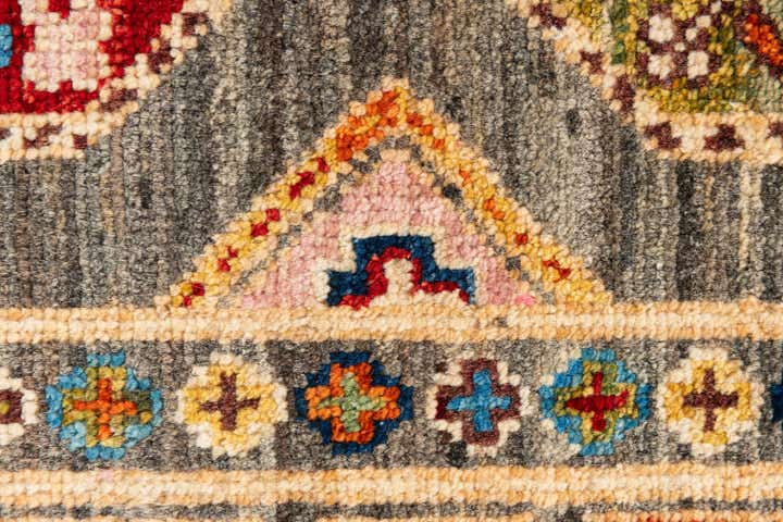 2' 8 x 9' 10 Hand Knotted Kazak Runner Rug