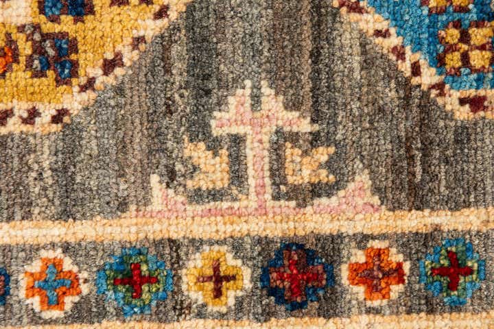 2' 8 x 9' 10 Hand Knotted Kazak Runner Rug