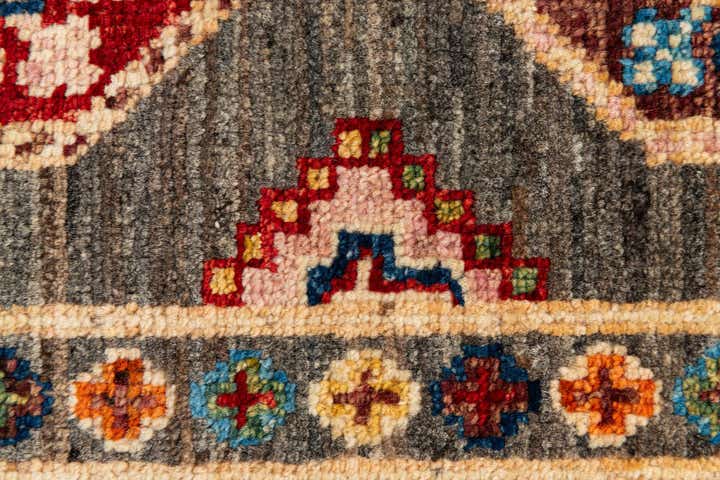 2' 8 x 9' 10 Hand Knotted Kazak Runner Rug