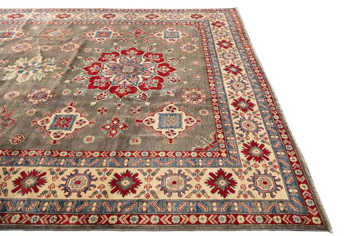 10' 1 x 19' 9 Hand Knotted Kazak Runner Rug