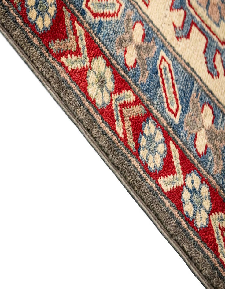 Detail image of 10' 1 x 19' 9 Hand Knotted Kazak Runner Rug