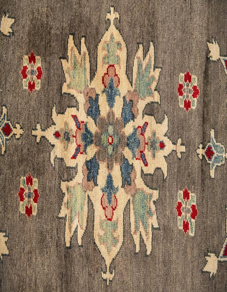 Detail image of 10' 1 x 19' 9 Hand Knotted Kazak Runner Rug