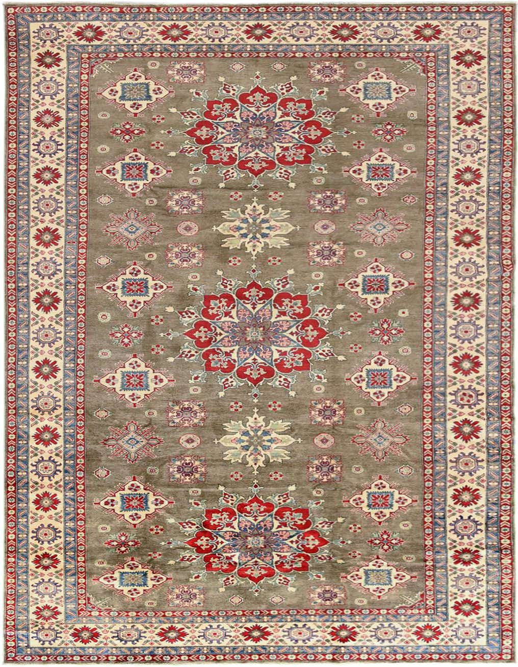 10' 1 x 19' 9 Hand Knotted Kazak Runner Rug