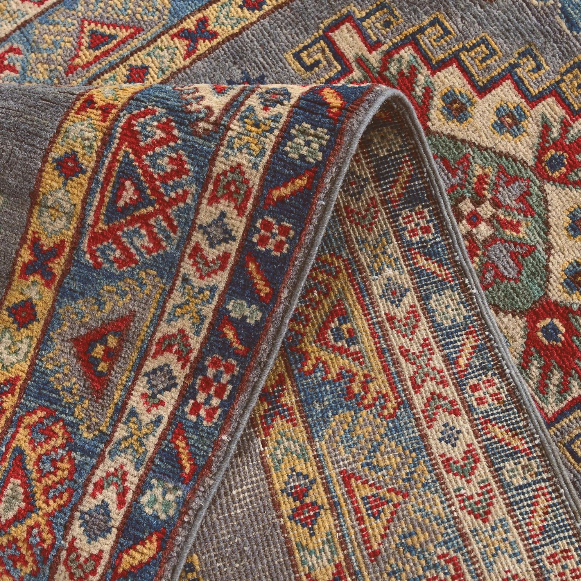 2' 7 x 9' 5 Hand Knotted Kazak Runner Rug