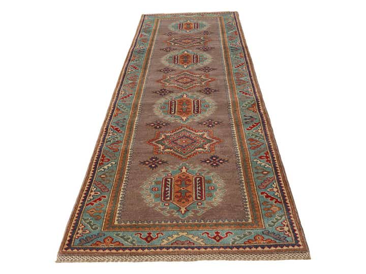 2' 8 x 9' 8 Hand Knotted Kazak Runner Rug