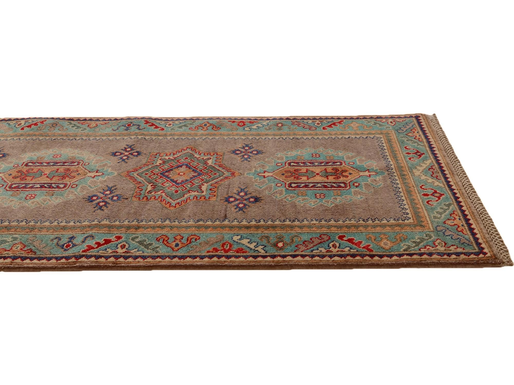 2' 8 x 9' 8 Hand Knotted Kazak Runner Rug