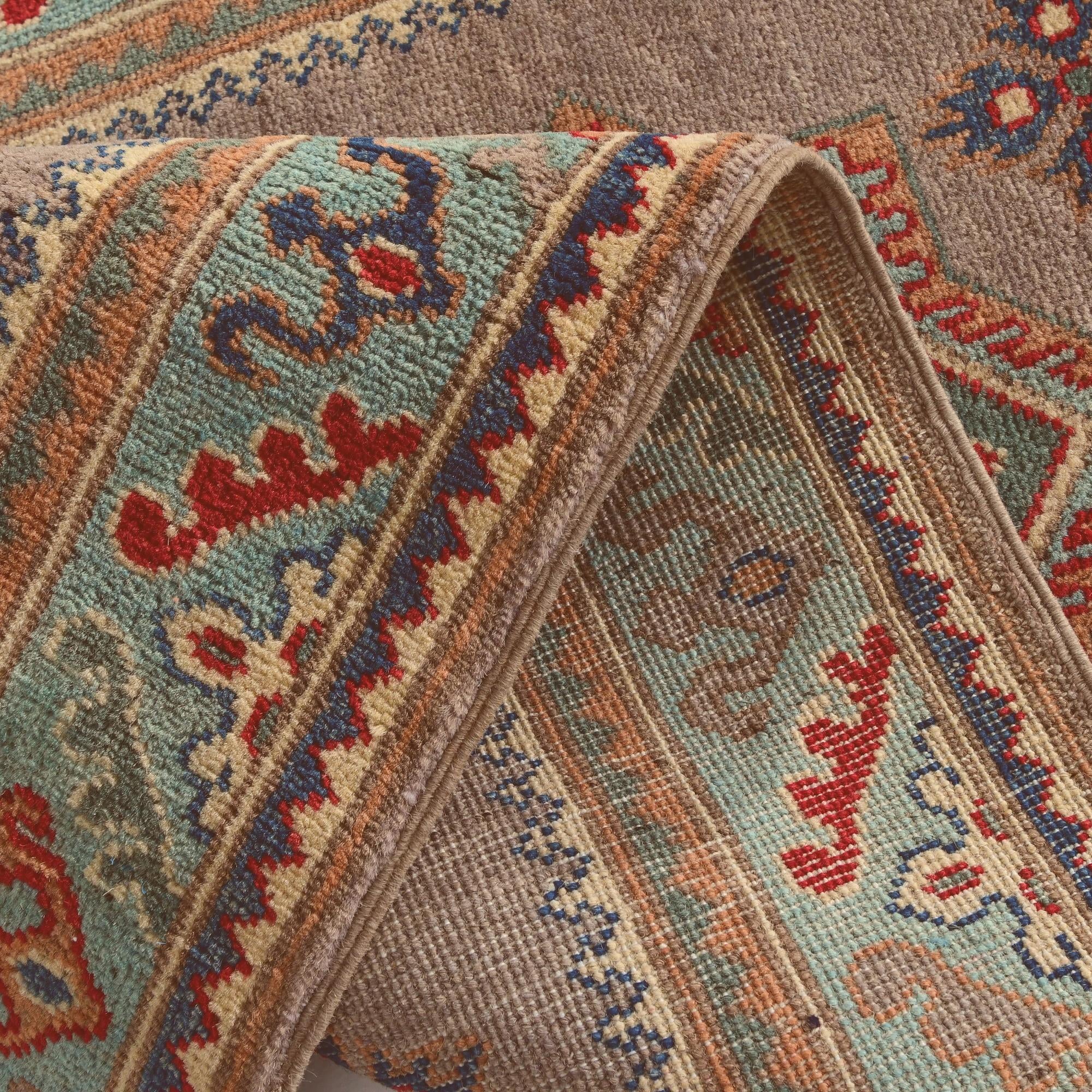 2' 8 x 9' 8 Hand Knotted Kazak Runner Rug