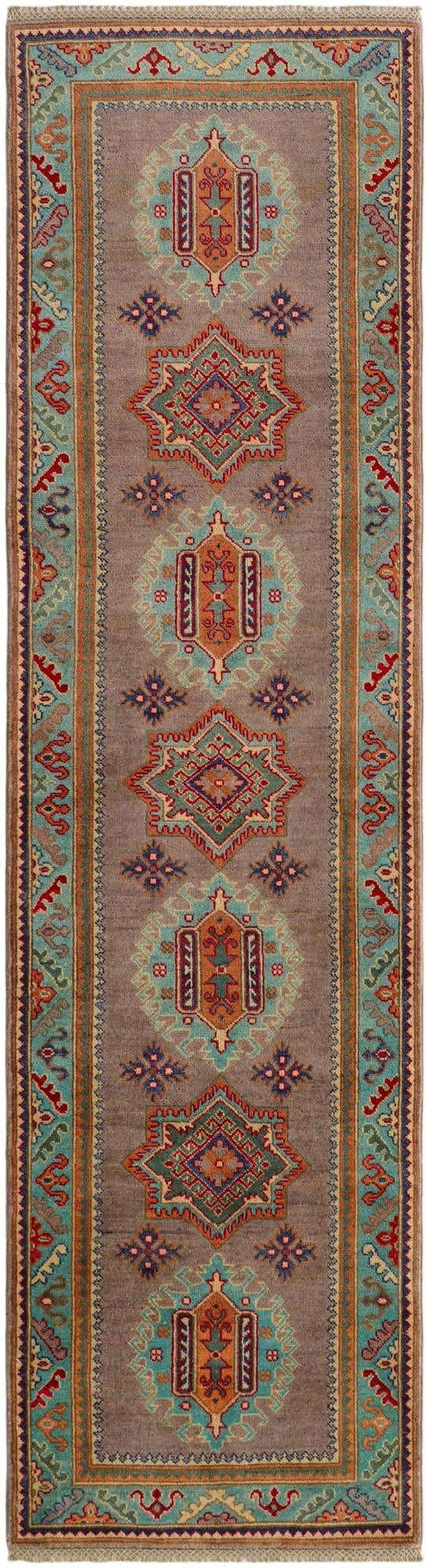 2' 8 x 9' 8 Hand Knotted Kazak Runner Rug