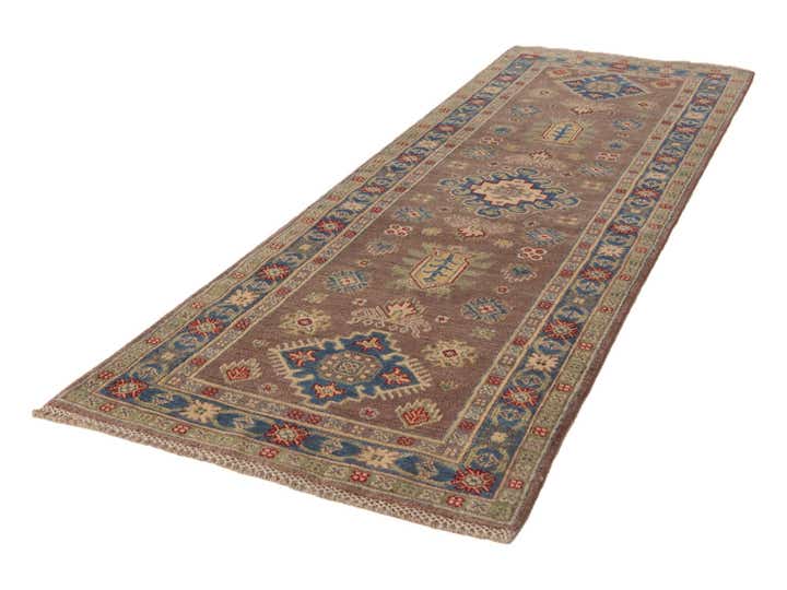 2' 9 x 8' Hand Knotted Kazak Runner Rug