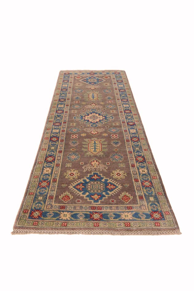 Detail image of 2' 9 x 8' Hand Knotted Kazak Runner Rug