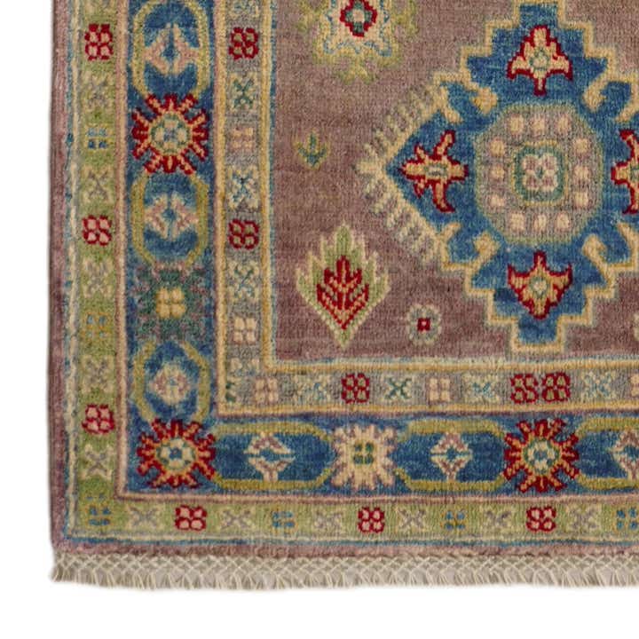 2' 9 x 8' Hand Knotted Kazak Runner Rug