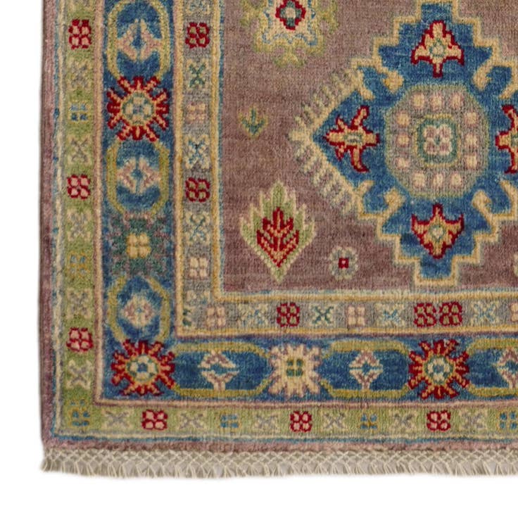Detail image of 2' 9 x 8' Hand Knotted Kazak Runner Rug
