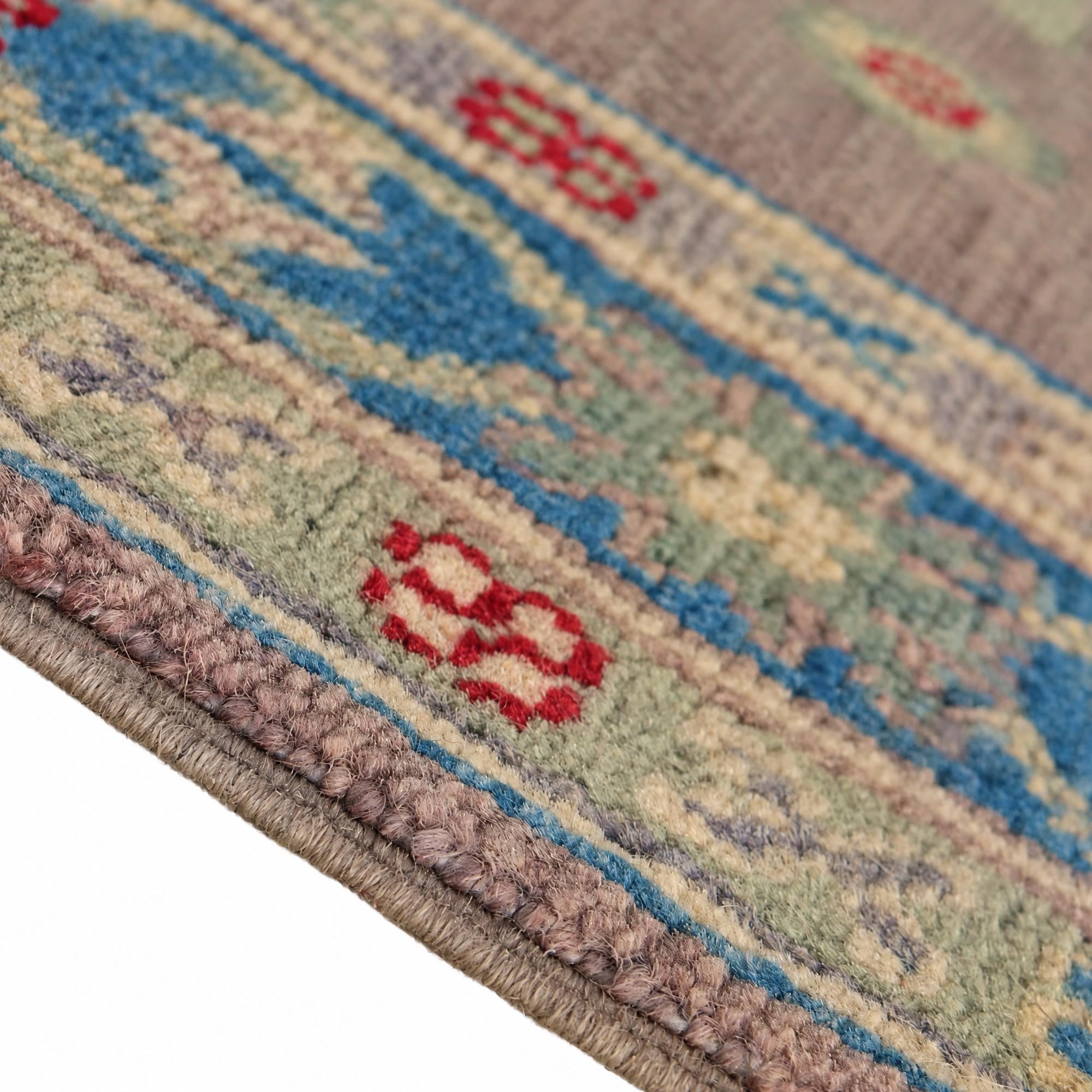 Detail image 8 of 12: 2' 9 x 8' Hand Knotted Kazak Runner Rug
