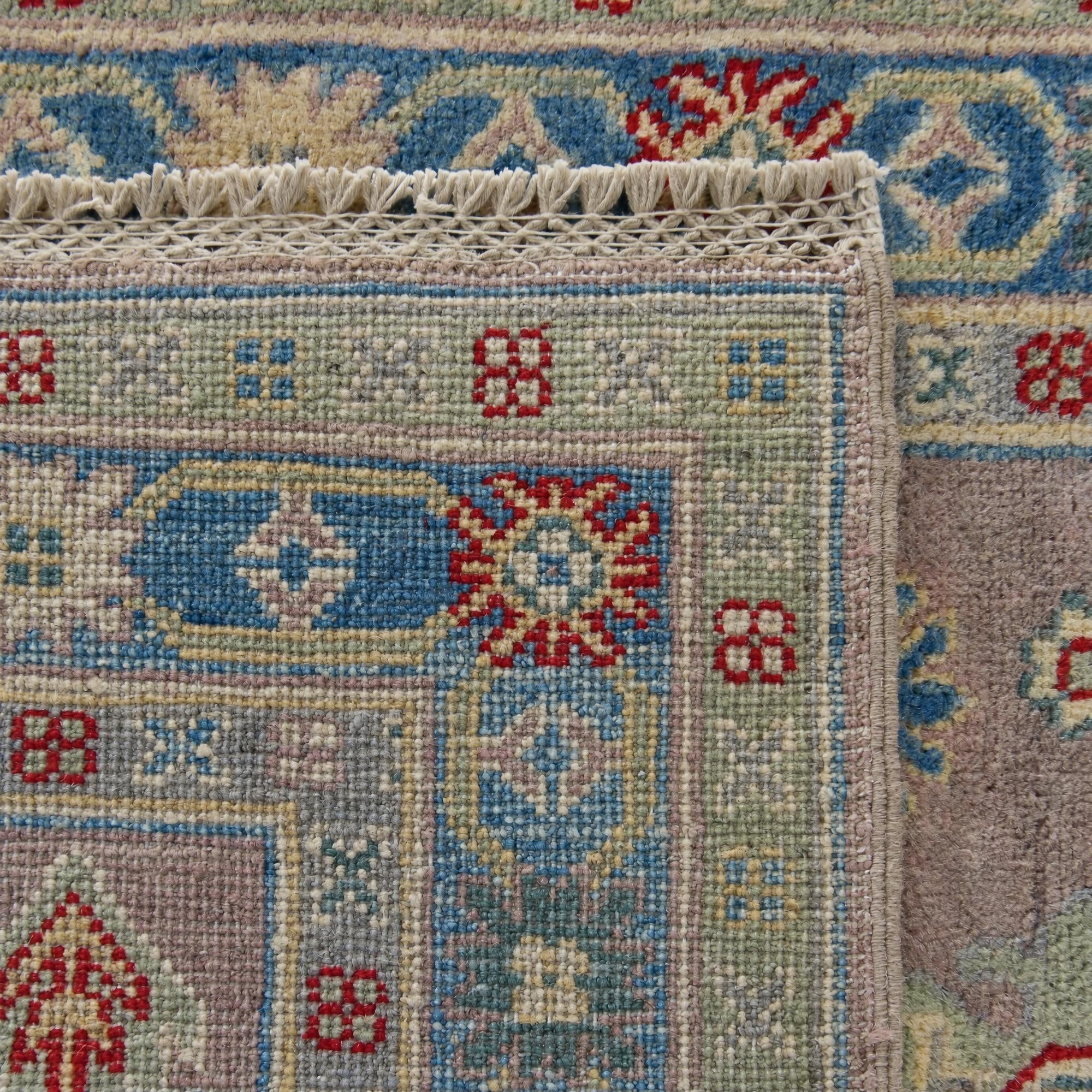 Detail image 12 of 12: 2' 9 x 8' Hand Knotted Kazak Runner Rug