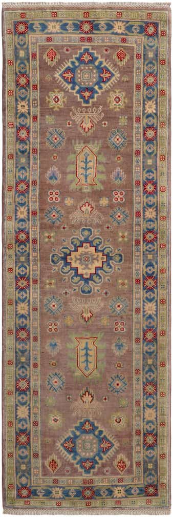 2' 9 x 8' Hand Knotted Kazak Runner Rug