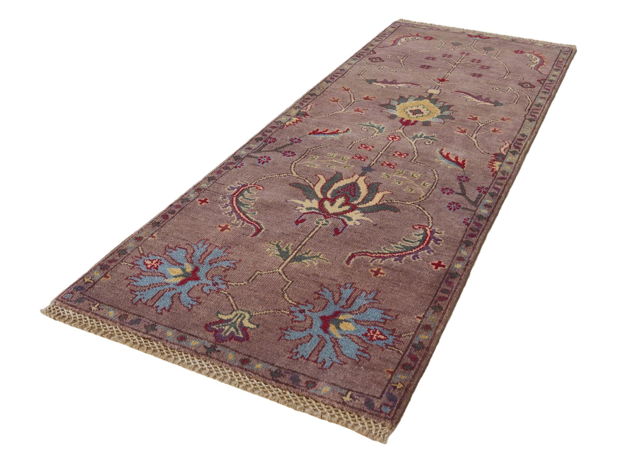 2' 2 x 5' 9 Hand Knotted Kazak Runner Rug