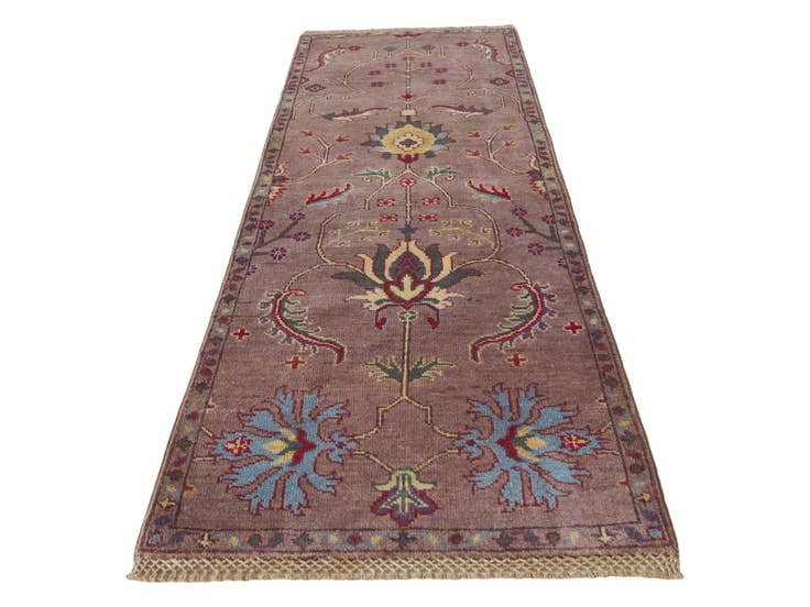 Detail image of 2' 2 x 5' 9 Hand Knotted Kazak Runner Rug